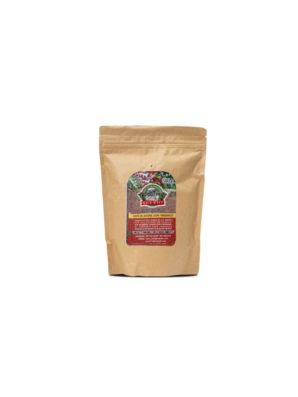  Café de altura Orgánico 100% Tostado oscuro