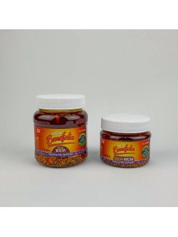 Salsa macha con chapulines