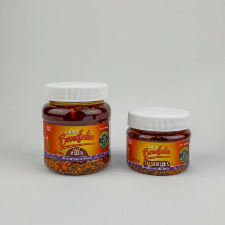 Salsa macha con chapulines