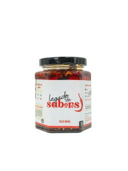 Salsa macha de cacahuate