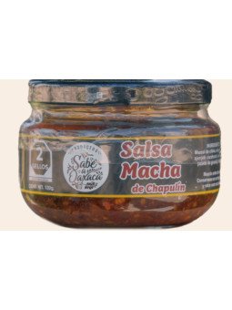Salsa macha con chapulin