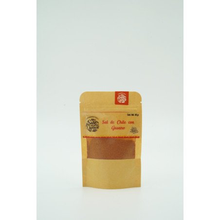 Sal de chile con gusano de maguey