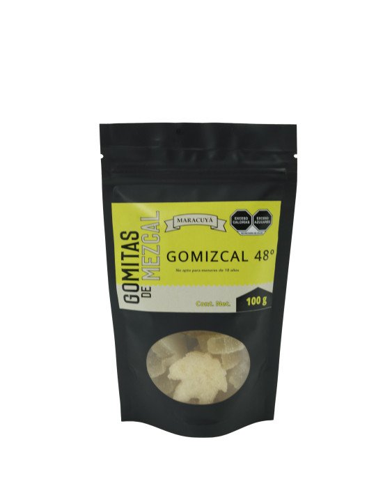 Gomitas de mezcal sabor maracuyá