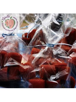 Rollitos de jalea de mango