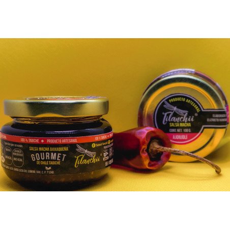 Salsa macha gourmet artesanal tabiche ajonjolí