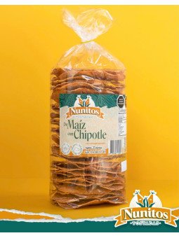 Tostadas de maíz con chipotle