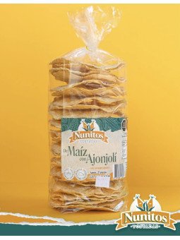 Tostadas de maíz con ajonjolí