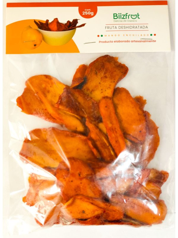  Fruta deshidratada “mango enchilado"